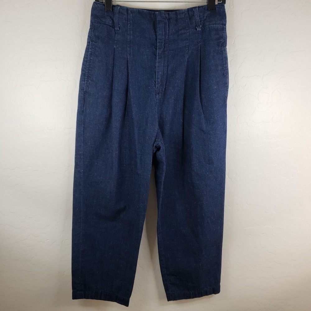 AG Adriano Goldschmied 28x23 The Yasmeen Jeans High Rise Pleated Women Size 29